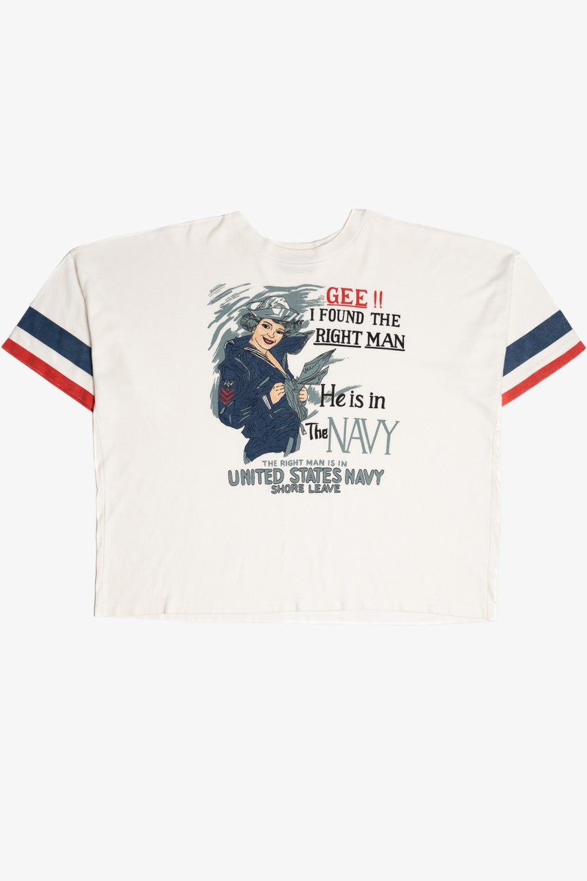 Vintage "I Found The Right Man" "United States Navy" Jacques Michael T-Shirt