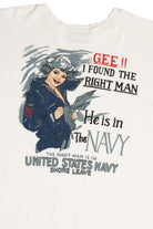 Vintage "I Found The Right Man" "United States Navy" Jacques Michael T-Shirt