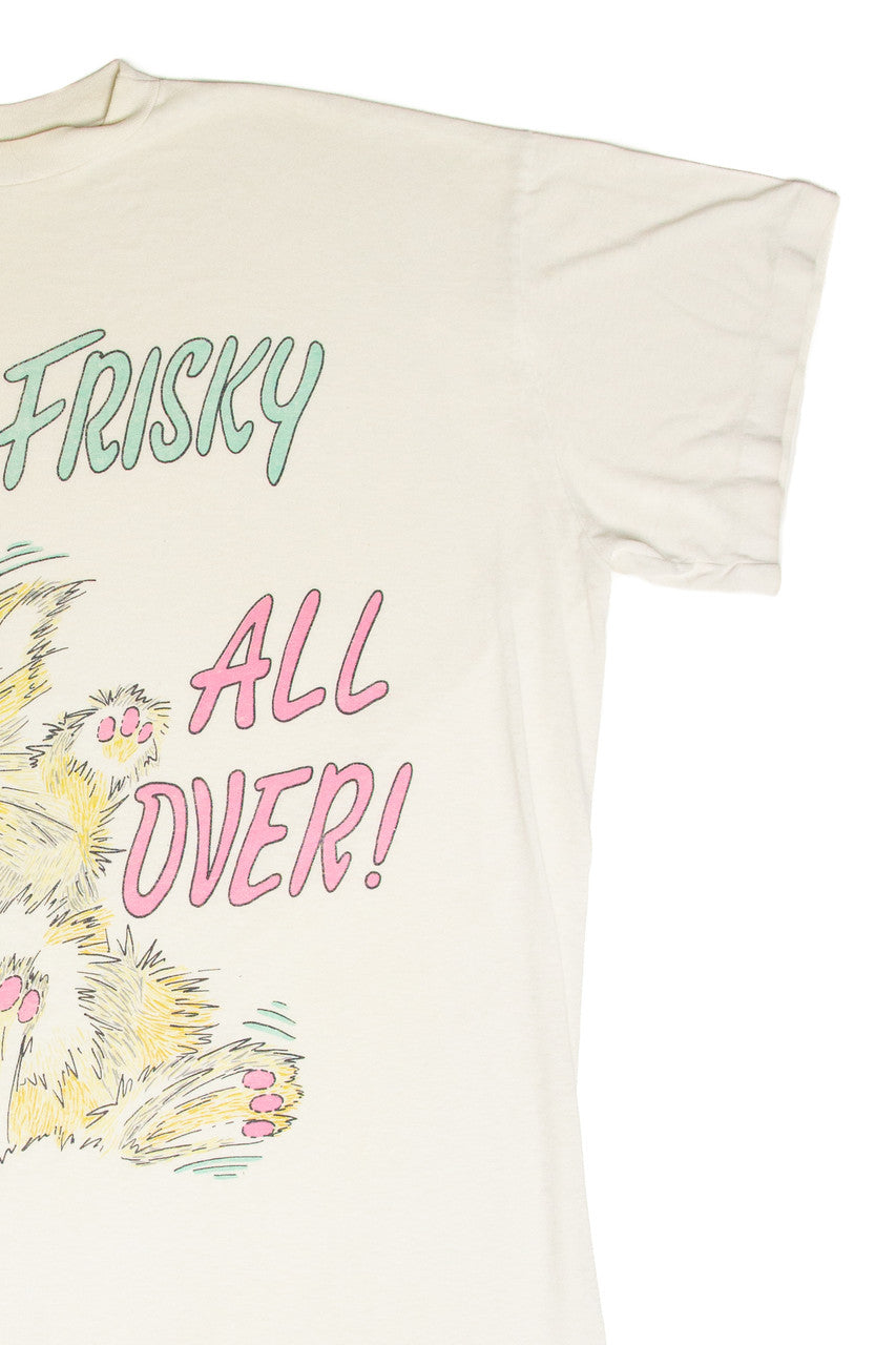 Vintage "I Feel Frisky All Over!" T-Shirt