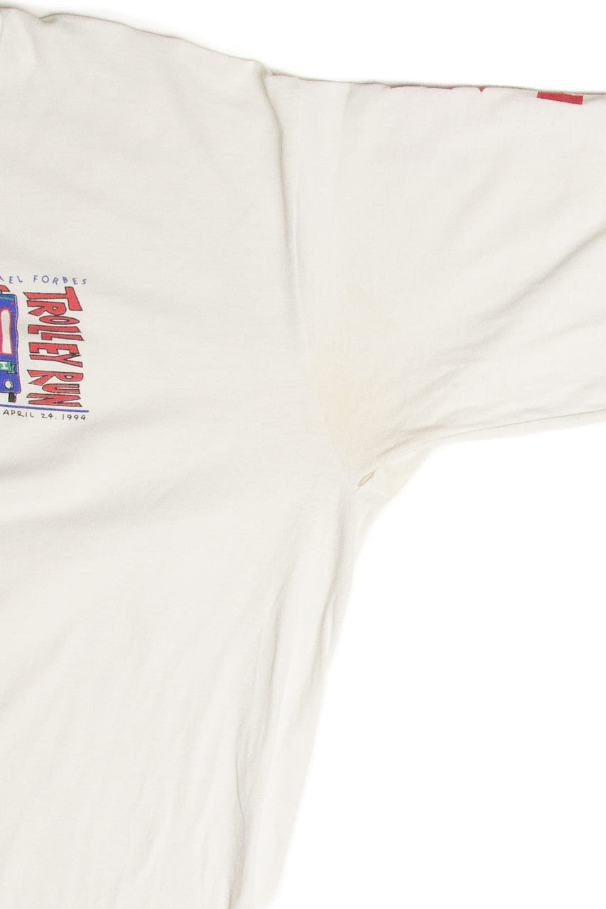 Vintage Michael Forbes Trolley Run T-Shirt (1994)