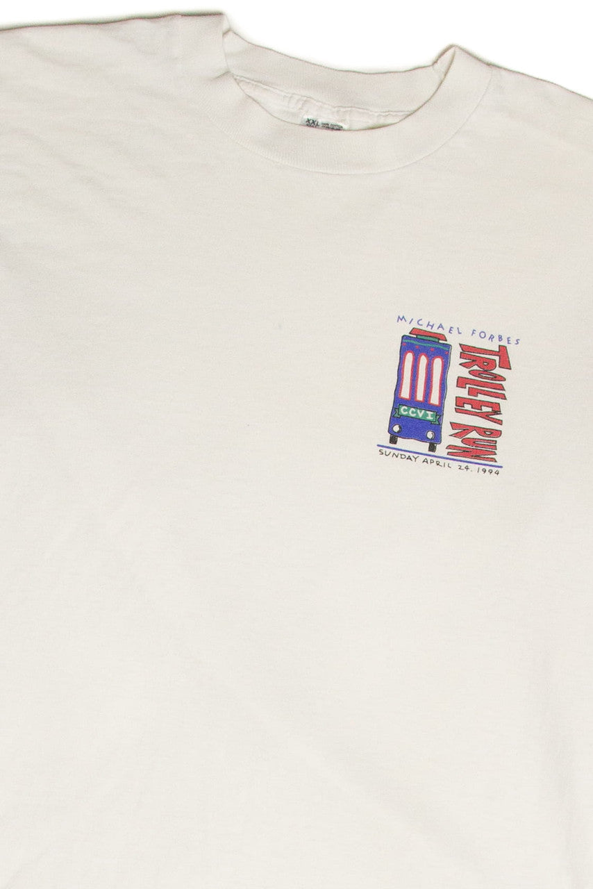 Vintage Michael Forbes Trolley Run T-Shirt (1994)
