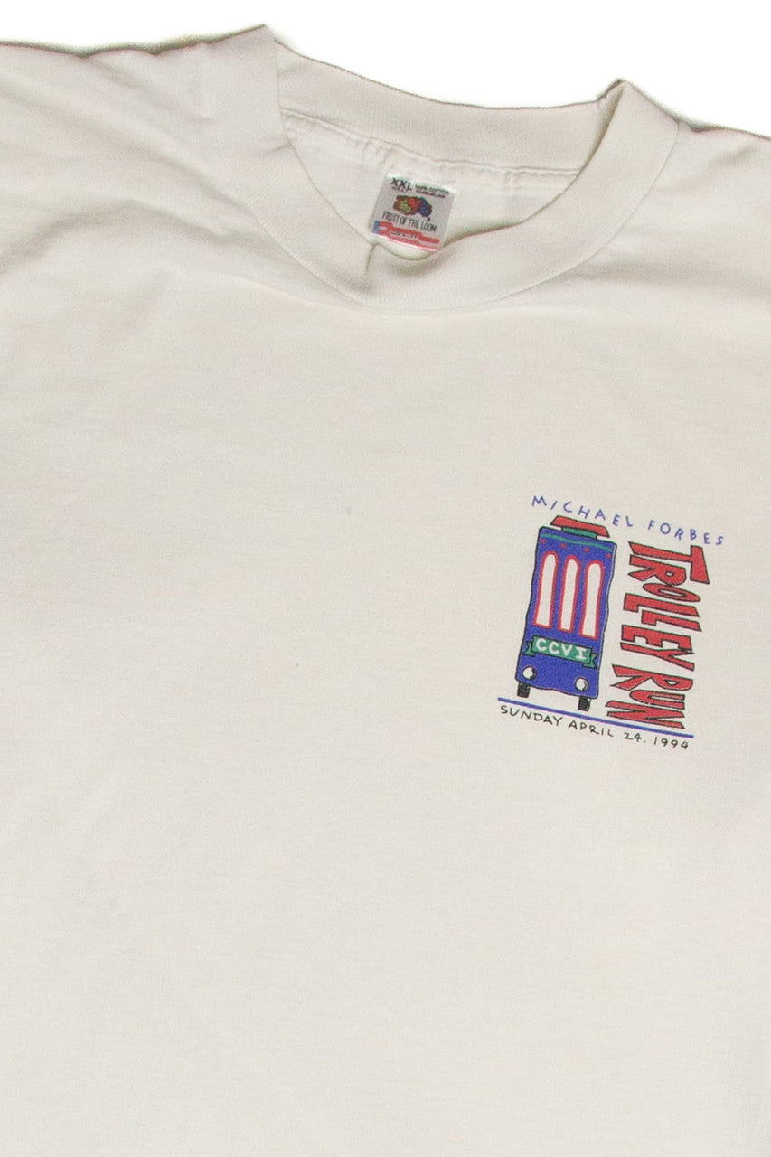 Vintage Michael Forbes Trolley Run T-Shirt (1994)
