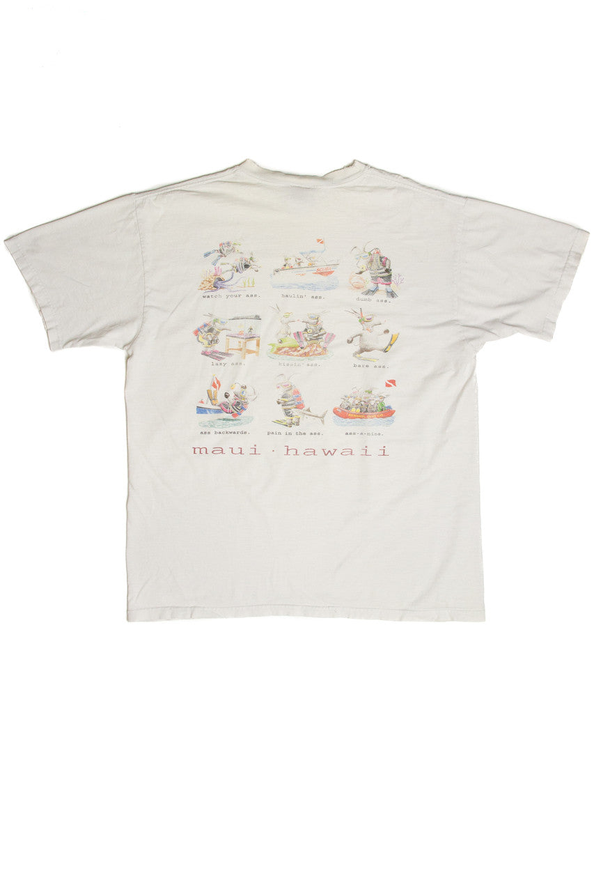Vintage Bad A-- Coffee Company Maui T-Shirt