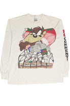 Vintage Looney Tunes Taz "No Comment" Long Sleeve T-Shirt