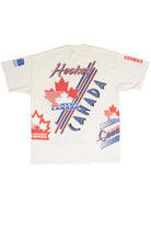 Vintage Canada Hockey All Over Print T-Shirt (1992)