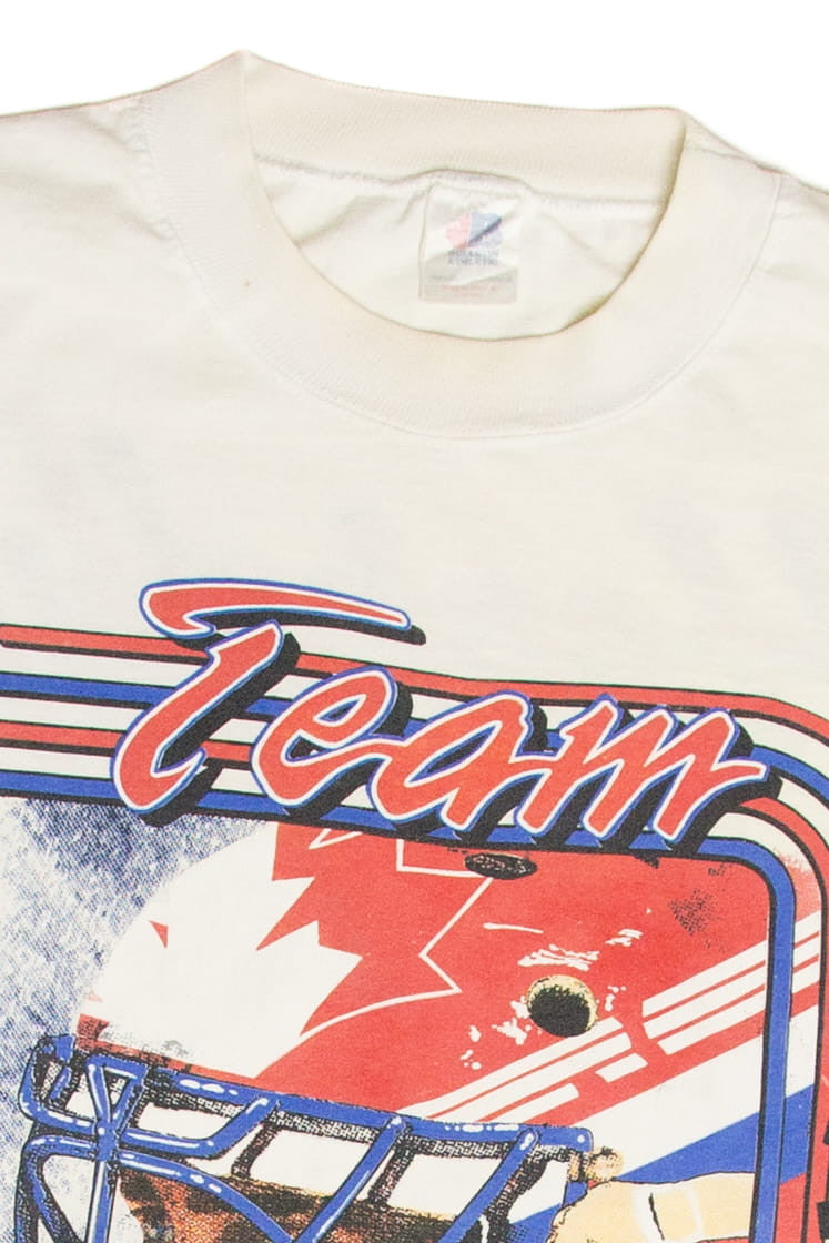 Vintage Canada Hockey All Over Print T-Shirt (1992)