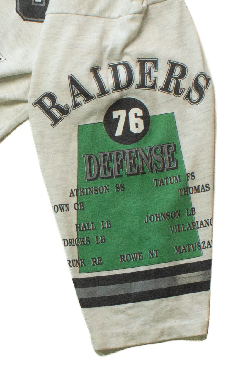 Vintage 1976 Raiders Half Sleeve T-Shirt (1991)