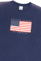 Vintage "United States of America" Flag Long Sleeve T-Shirt