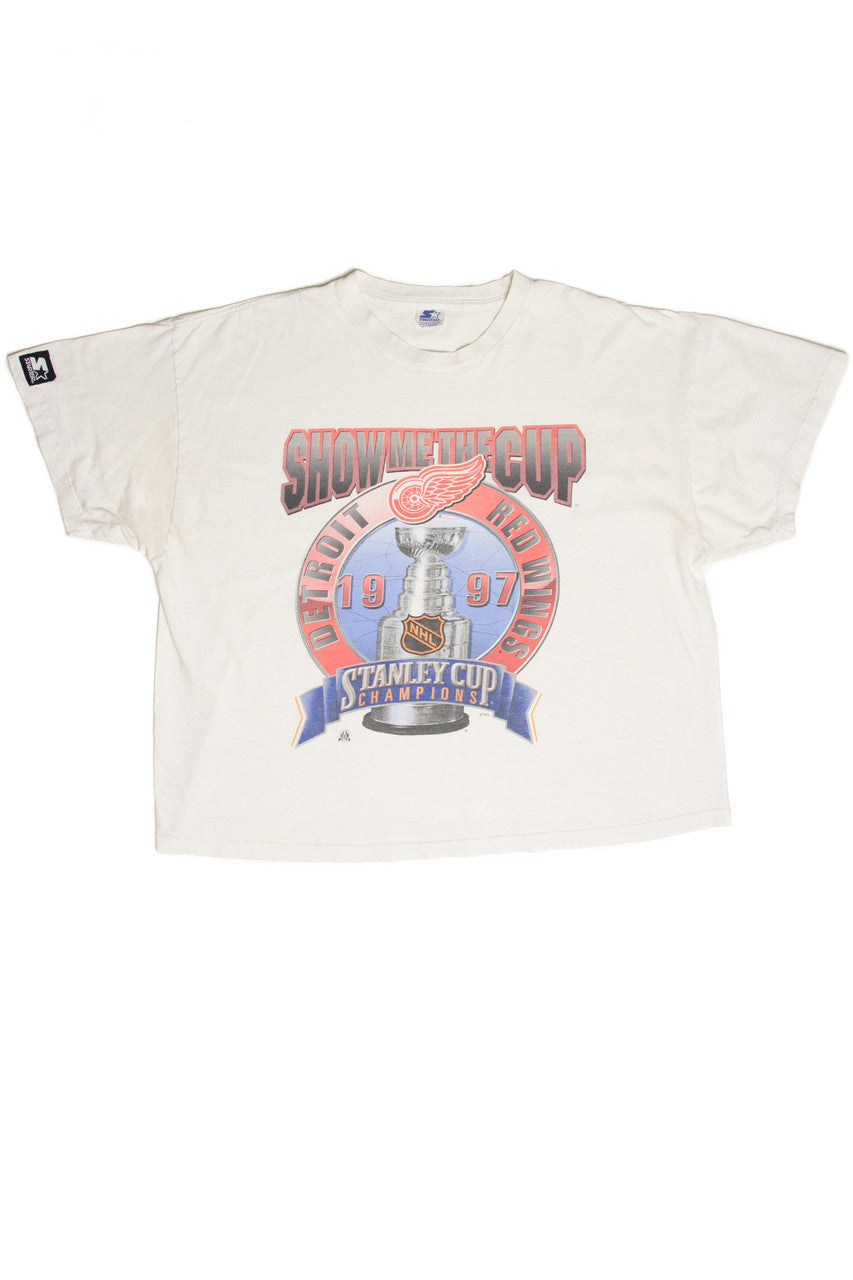Vintage Detroit Red Wings 1997 Stanley Cup Champions T-Shirt