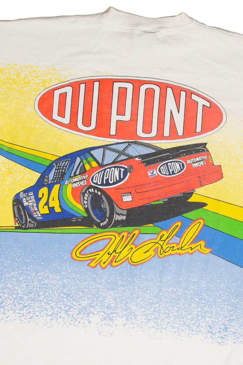 Vintage Jeff Gordon Dupont All Over Print T-Shirt (1993)