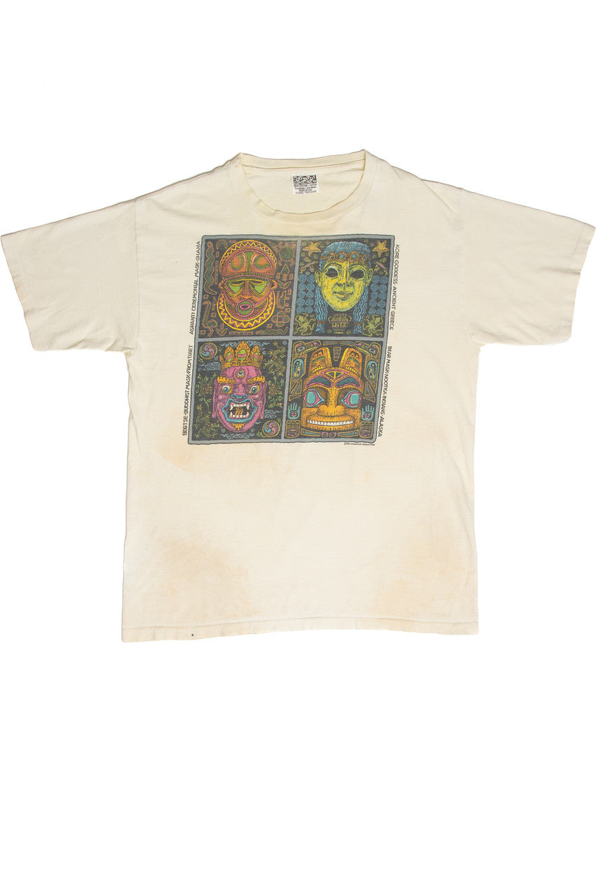 Vintage Global Masks T-Shirt (1990)