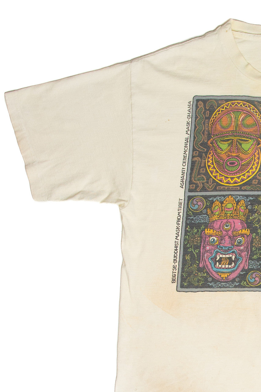 Vintage Global Masks T-Shirt (1990)