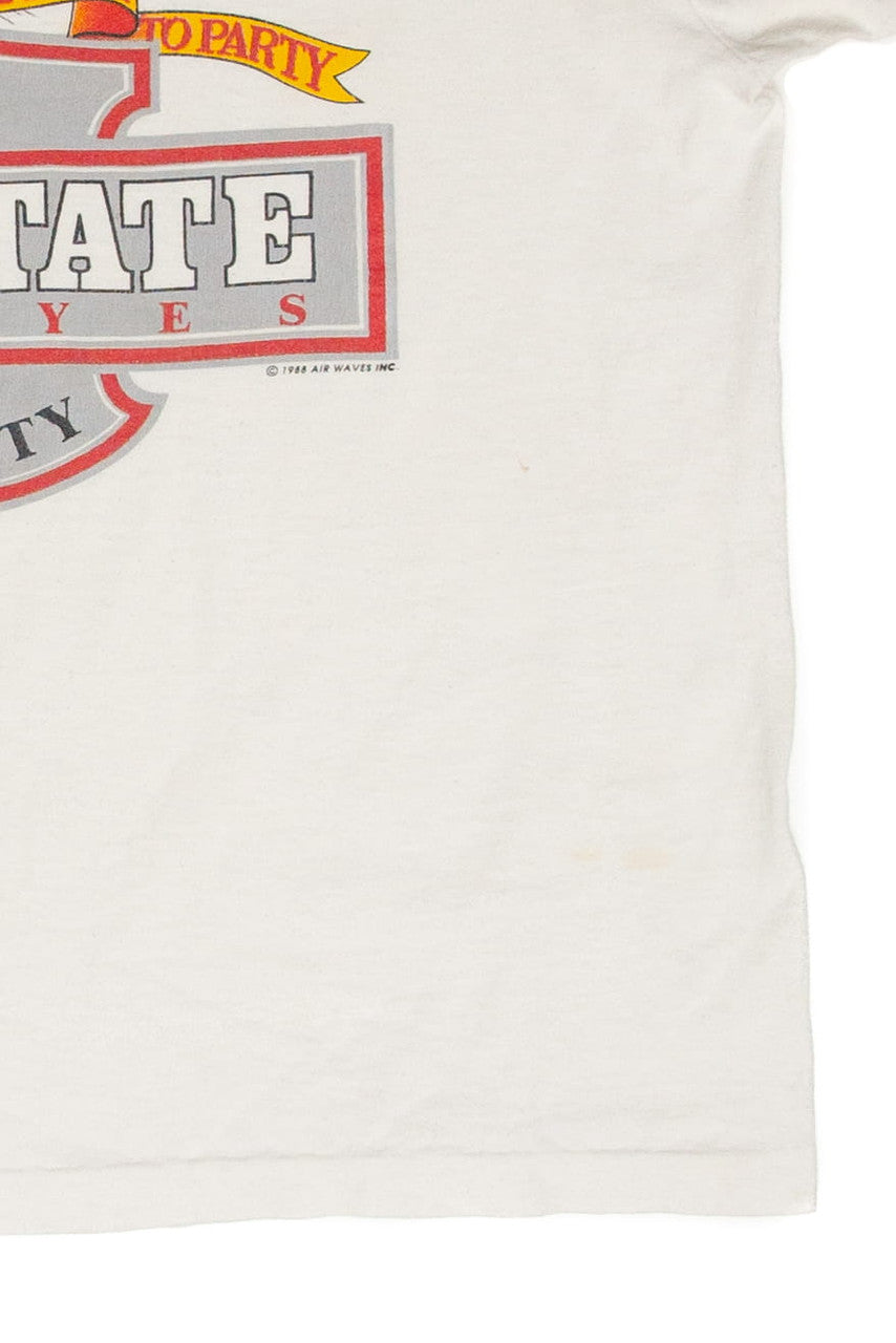 Vintage Ohio State University "Fight For Your Right To Party" T-Shirt (1988) 