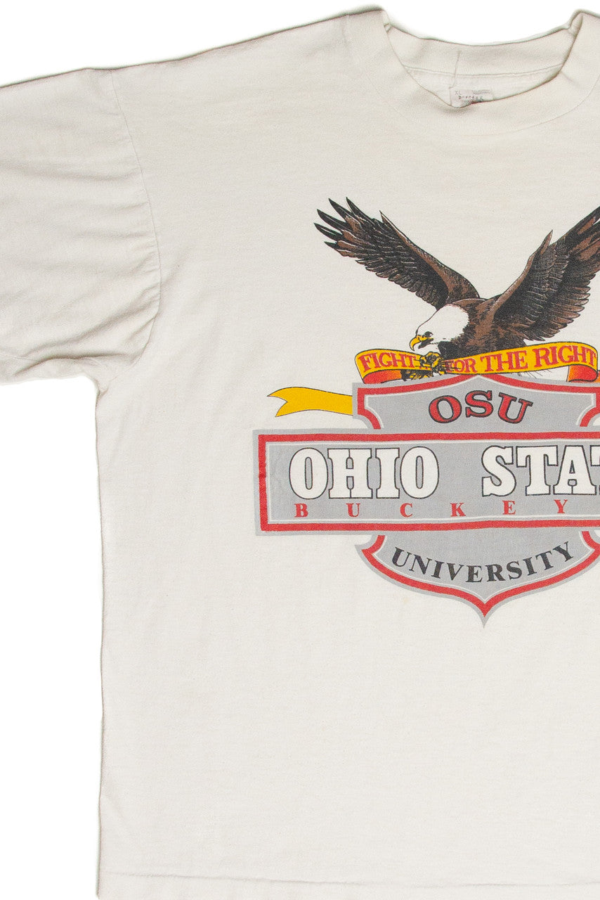 Vintage Ohio State University "Fight For Your Right To Party" T-Shirt (1988) 