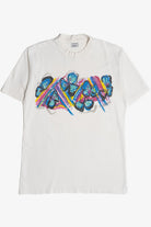 Vintage Abstract Floral T-Shirt 11378
