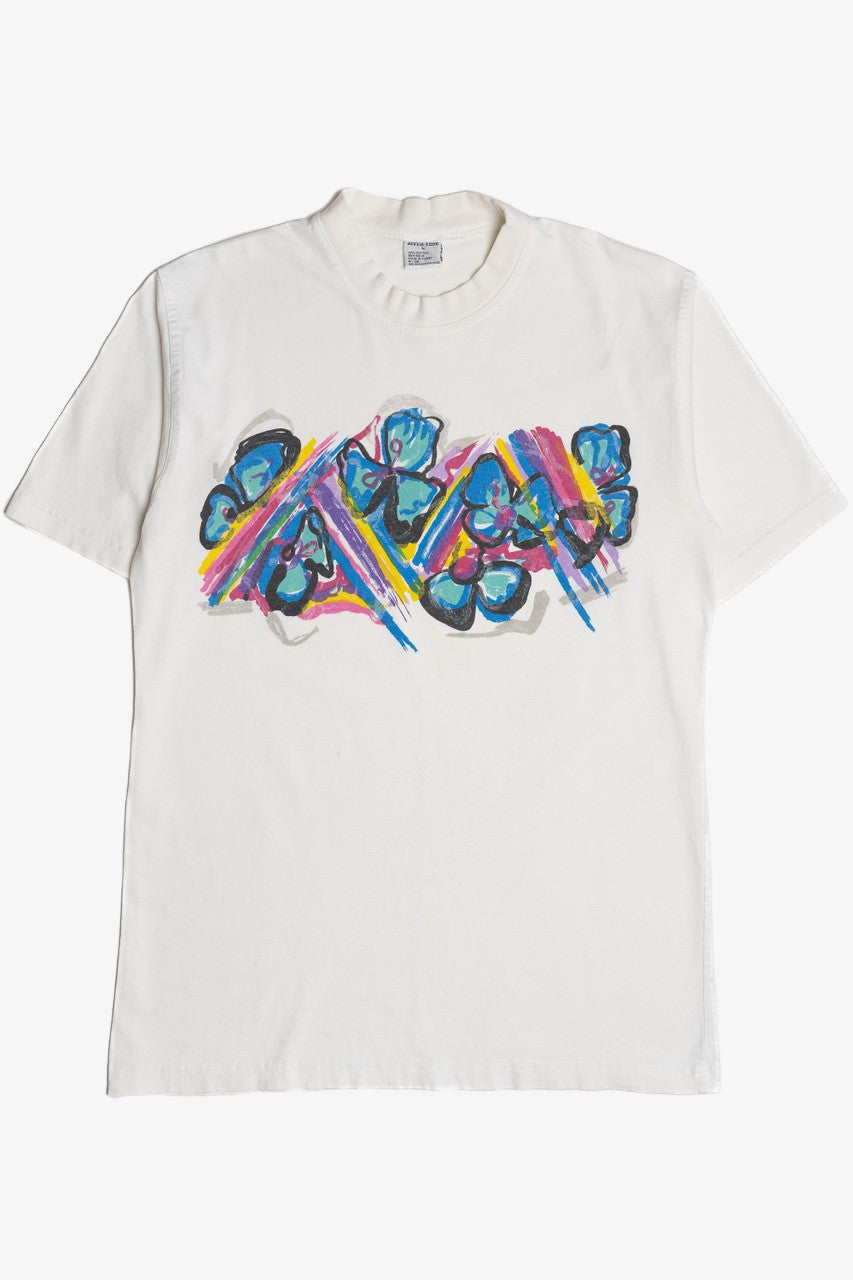 Vintage Abstract Floral T-Shirt 11378