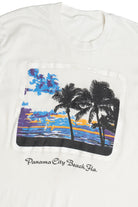 Vintage "Panama City Beach, Fla." Sunset Scene T-Shirt