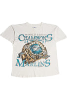 Vintage 1997 "World Series Champions Florida Marlins" Distressed T-Shirt