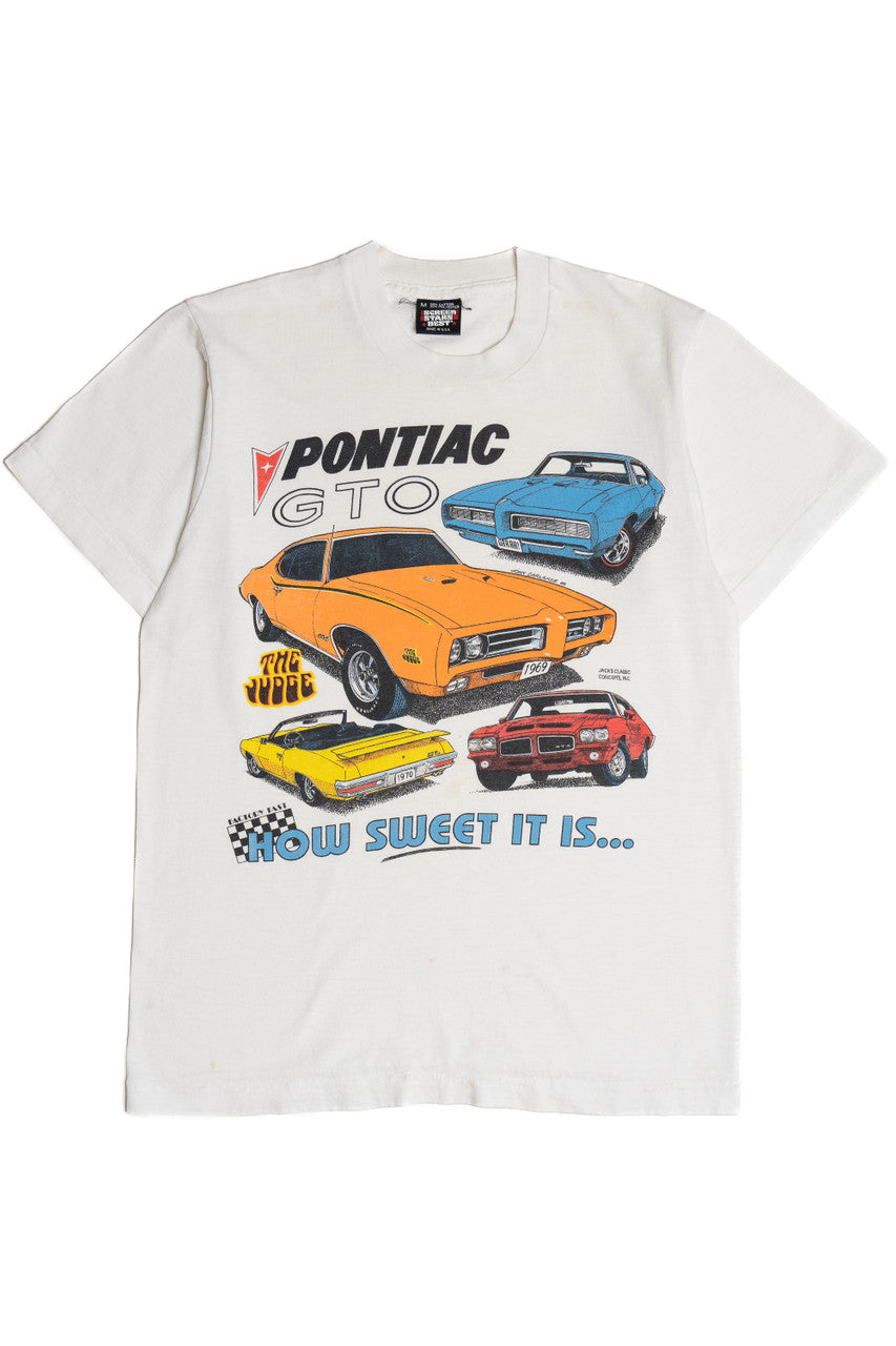 Vintage "Pontiac GTO" "How Sweet It Is..." Car T-Shirt