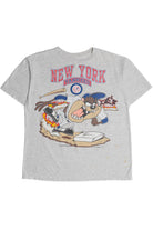 Vintage 1994 Taz NY Yankees "Too Hot To Handle" Looney Tunes T-Shirt