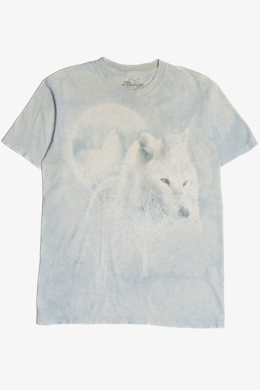 Vintage The Mountain Arctic Wolf Moon Tie Dye T-Shirt