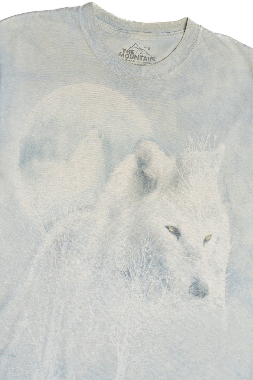 Vintage The Mountain Arctic Wolf Moon Tie Dye T-Shirt