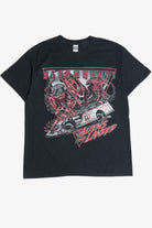 Bloomquist "The Aliens Have Landed" Alien Front/Back Print Racing T-Shirt