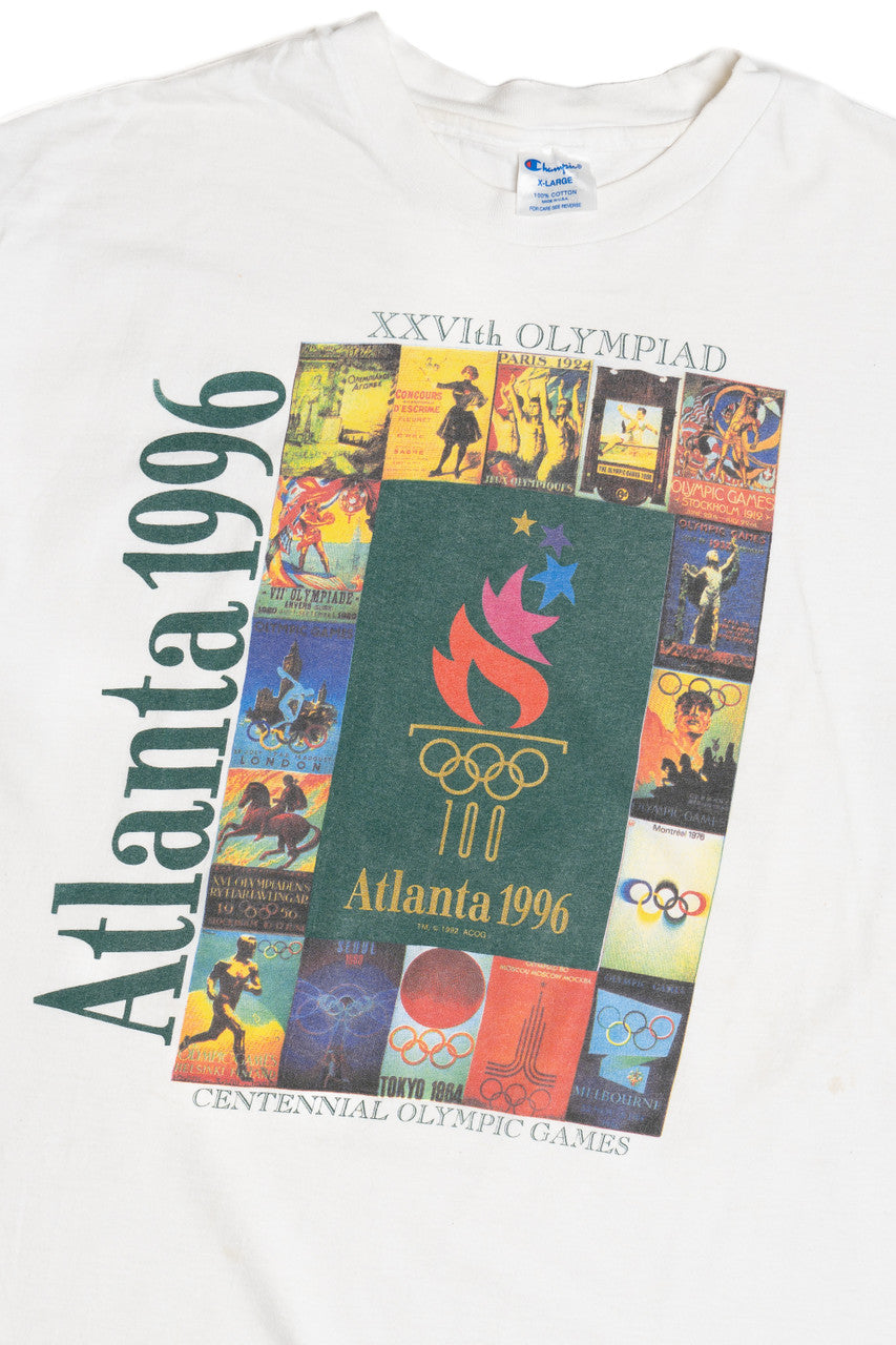 Vintage "Atlanta 1996" Olympics Champion T-Shirt