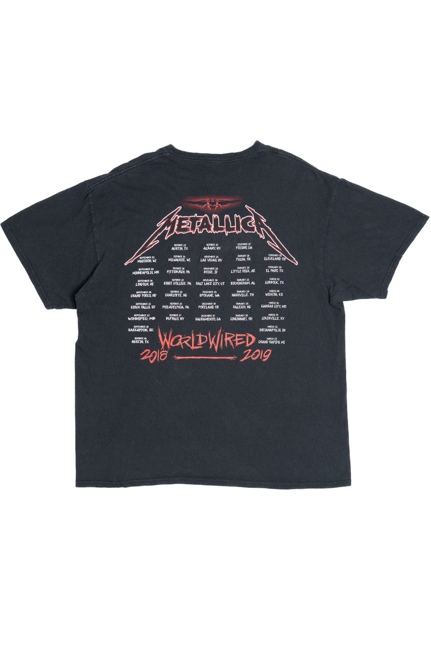 Vintage Metallica 2018-2019 "WorldWired Tour" T-Shirt