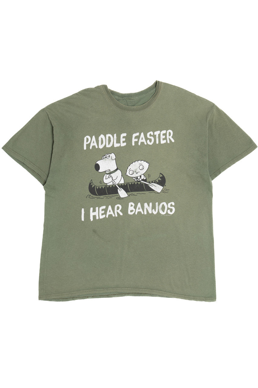 Family Guy "Paddle Faster I Hear Banjos" T-Shirt