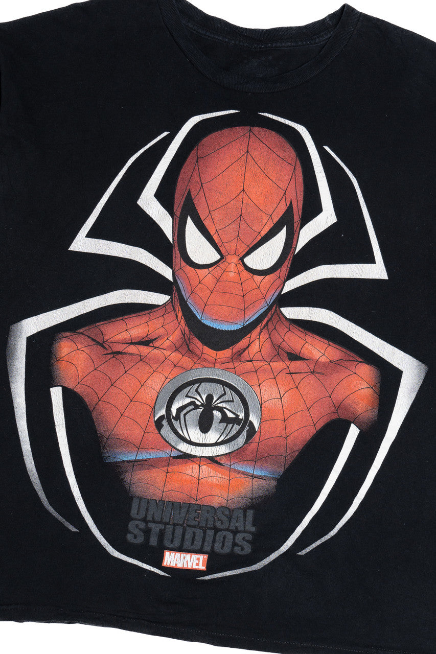 Universal Studios Marvel スパイダーマン Tシャツ Spiderman