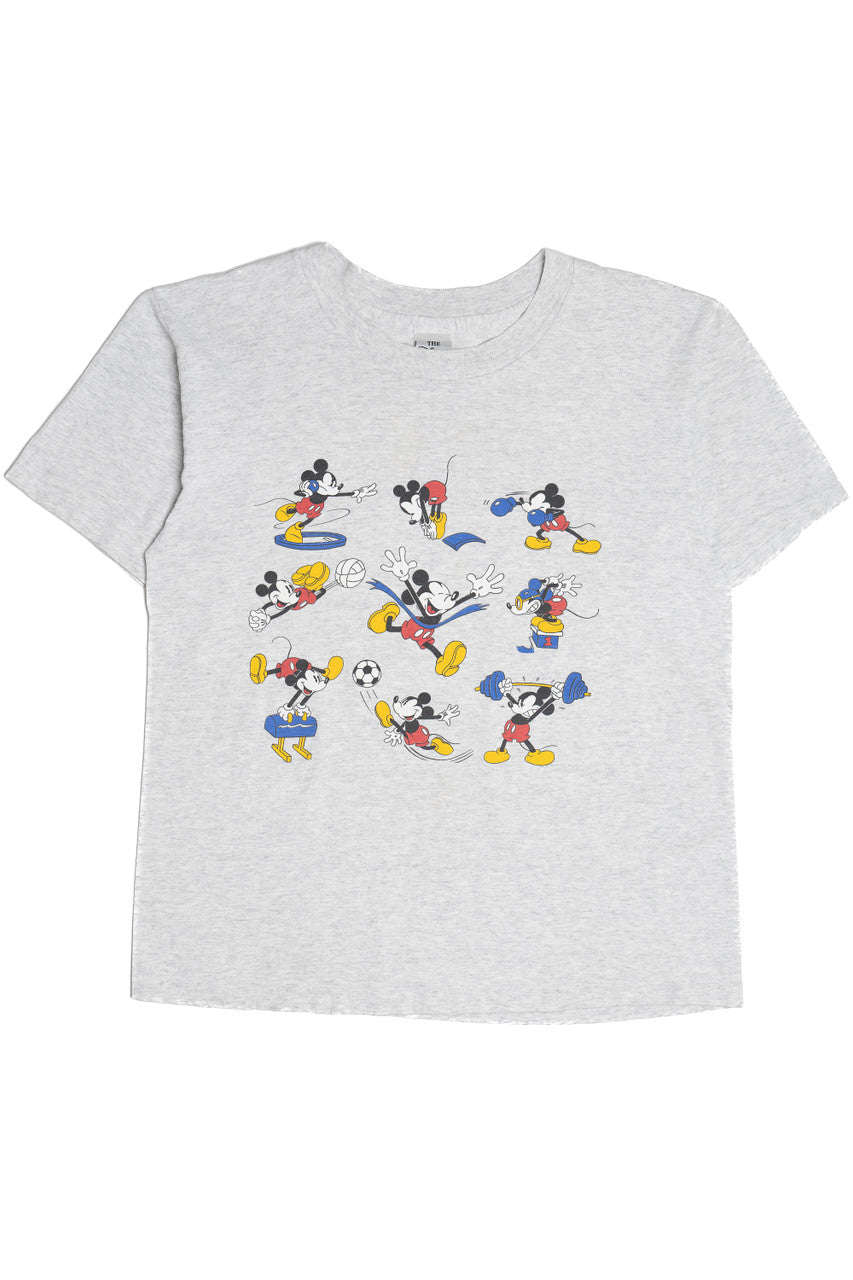 Vintage Mickey Mouse Sports Star Disney Store T-Shirt