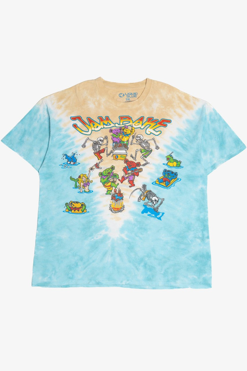 Vintage Grateful Dead "Jam Bake" Dancing Bears Tie Dye T-Shirt