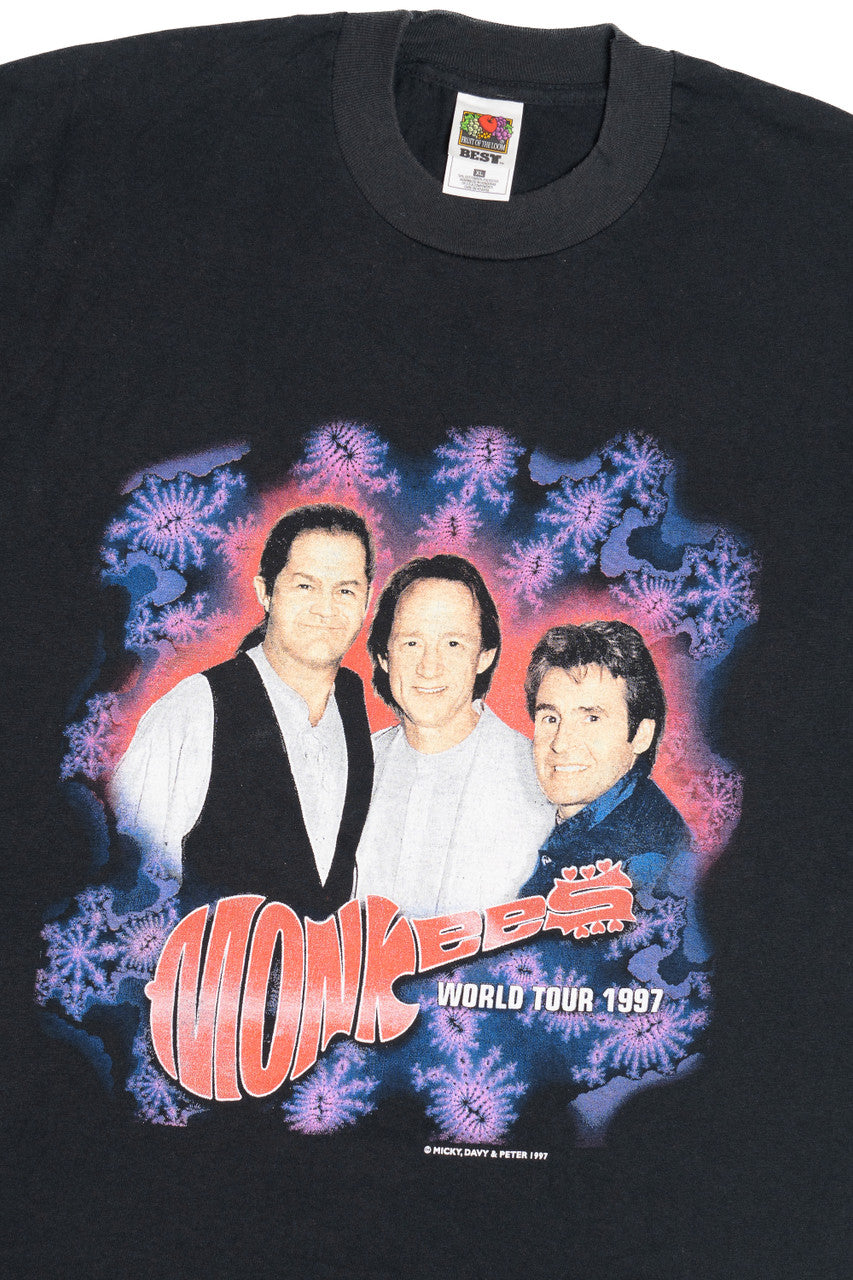 Vintage The Monkees World Tour 1997 T-Shirt