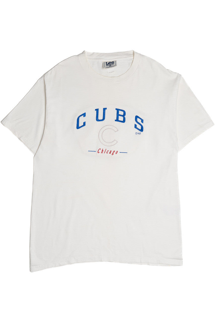 Chicago Cubs Embroidered Logo Lee Sport T-Shirt