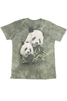 Vintage Distressed Panda Bears Tie Dye T-Shirt