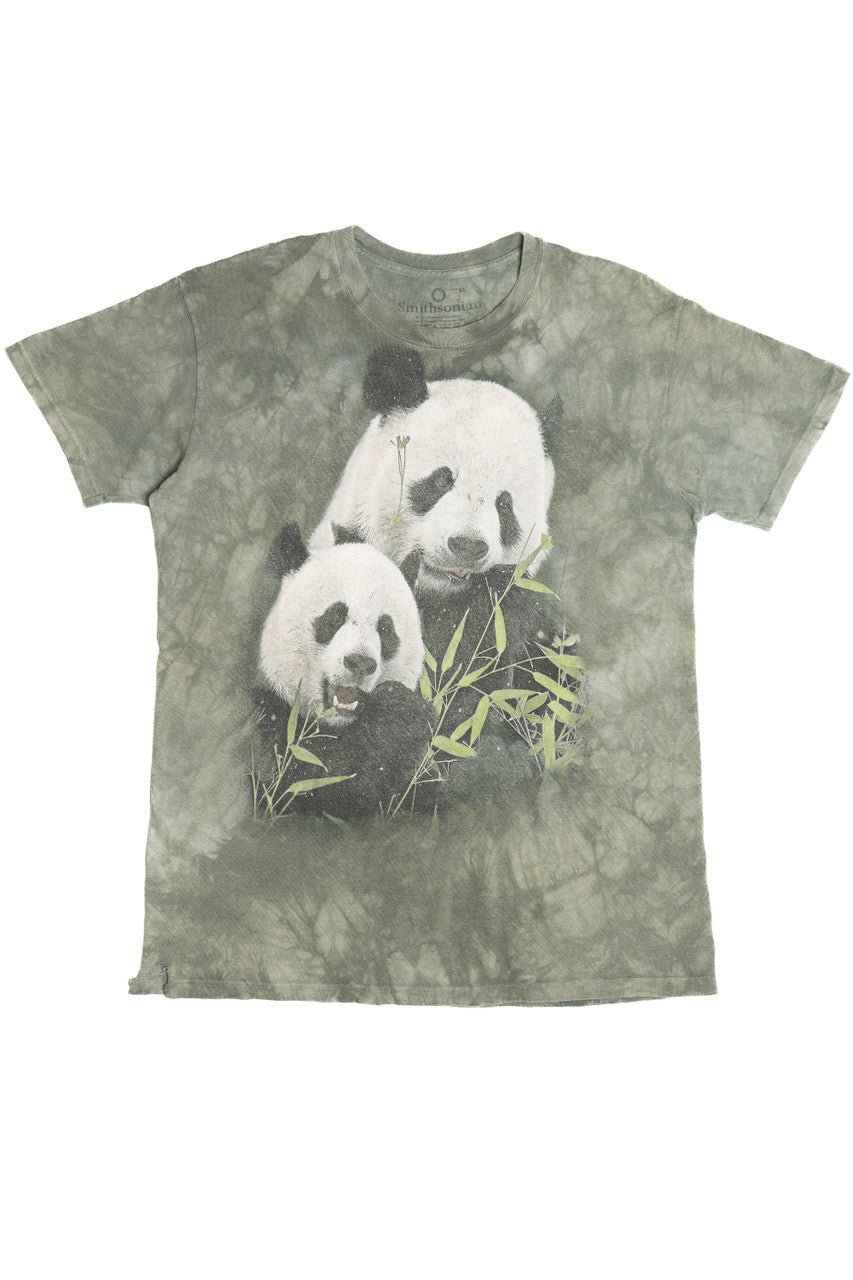 Vintage Distressed Panda Bears Tie Dye T-Shirt