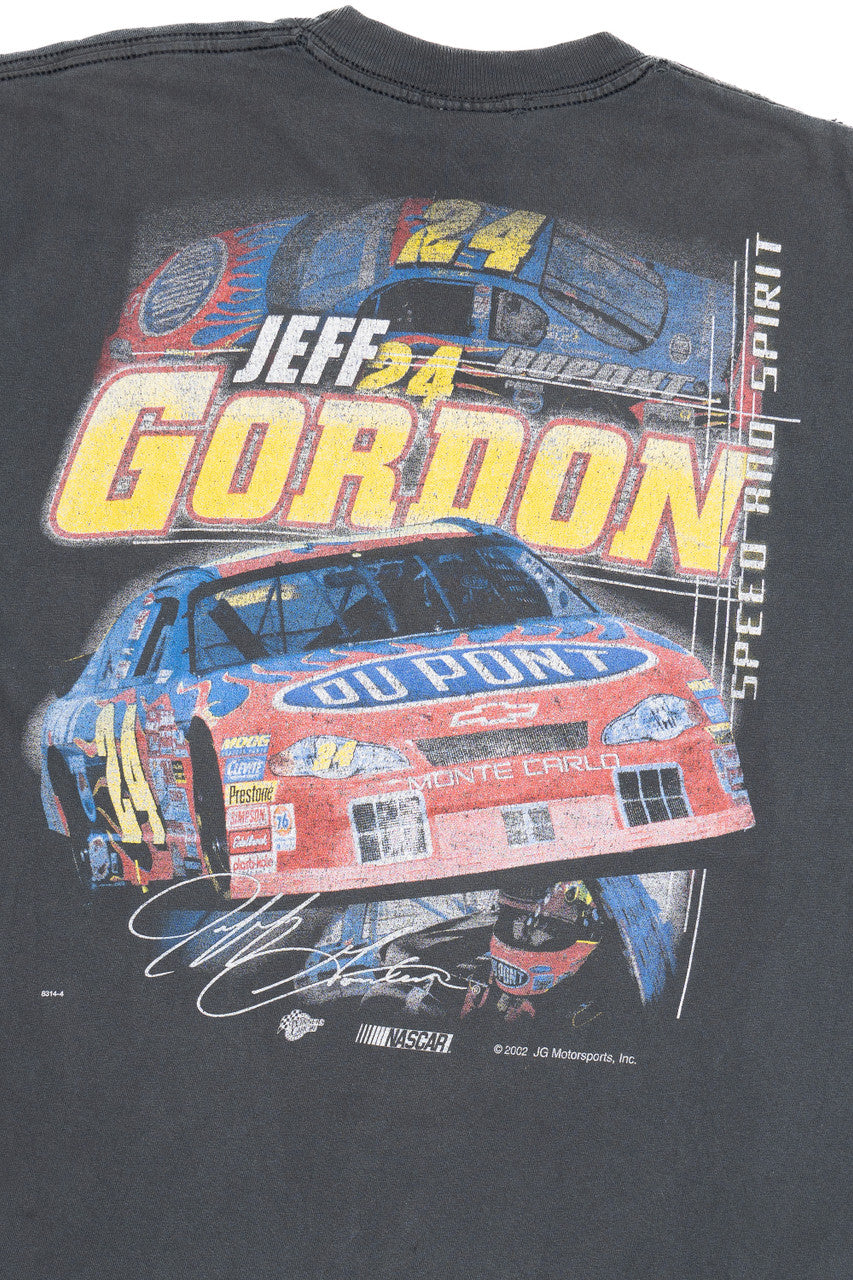 Vintage 2002 Jeff Gordon "Speed And Spirit" NASCAR Competitors View T-Shirt