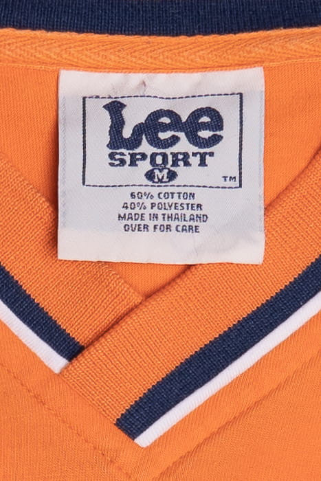Vintage Detroit Tigers Lee Sport V-Neck Baseball T-Shirt