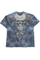 "Miami Ink" Tattoo Shop Skull Print T-Shirt