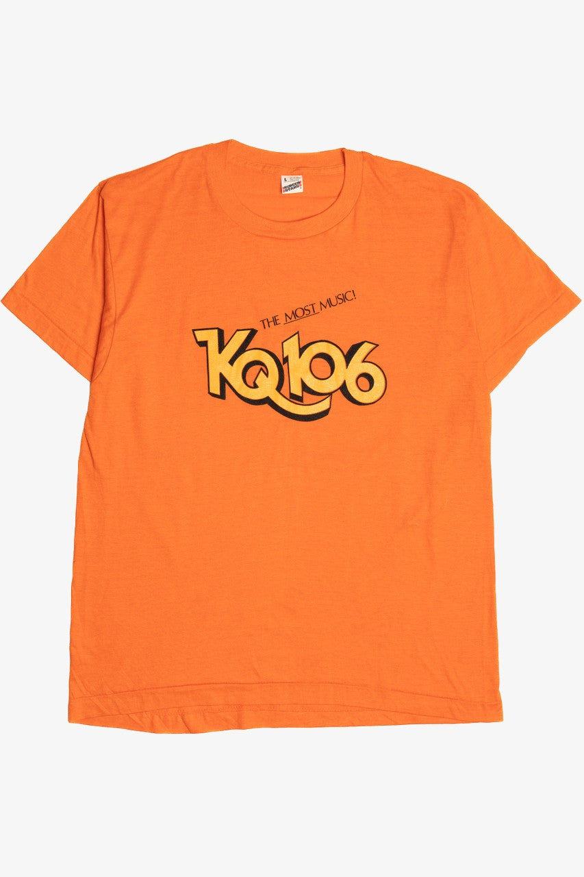 Vintage KQ106 "The Most Music!" Radio Station Screen Stars T-Shirt