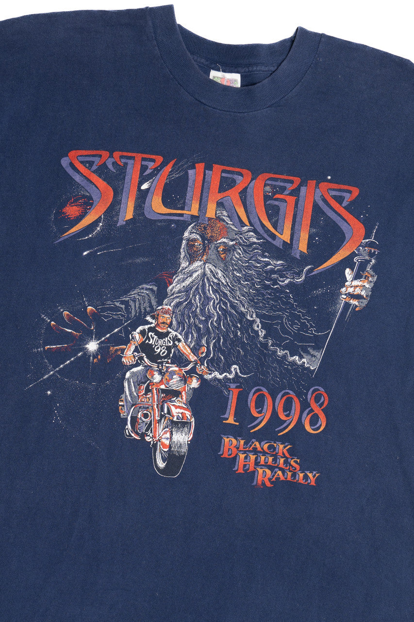 Vintage "Sturgis 1998 Black Hills Rally" Wizard Dream Catcher T-Shirt