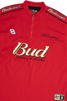 NASCAR Budweiser Dale Earnhardt Jr. Embroidered Quarter Zip Racing T-Shirt