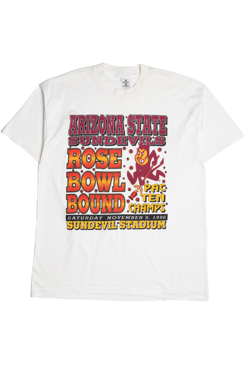 Vintage 1996 Arizona State Sundevils Rose Bowl T-Shirt