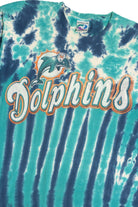 Vintage Miami Dolphins Liquid Blue Tie Dye T-Shirt