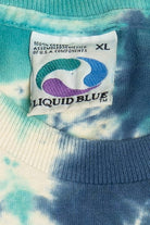 Vintage Miami Dolphins Liquid Blue Tie Dye T-Shirt