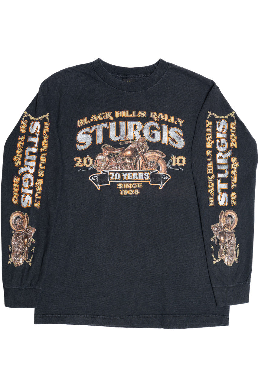 Sturgis Black Hills Rally "70 Years" Long Sleeve T-Shirt (2010)