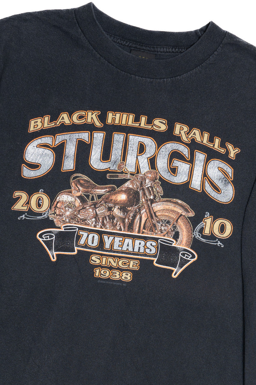 Sturgis Black Hills Rally "70 Years" Long Sleeve T-Shirt (2010)