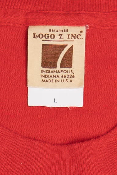 Vintage Kansas City Chiefs Helmet Logo 7 T-Shirt (1980s)