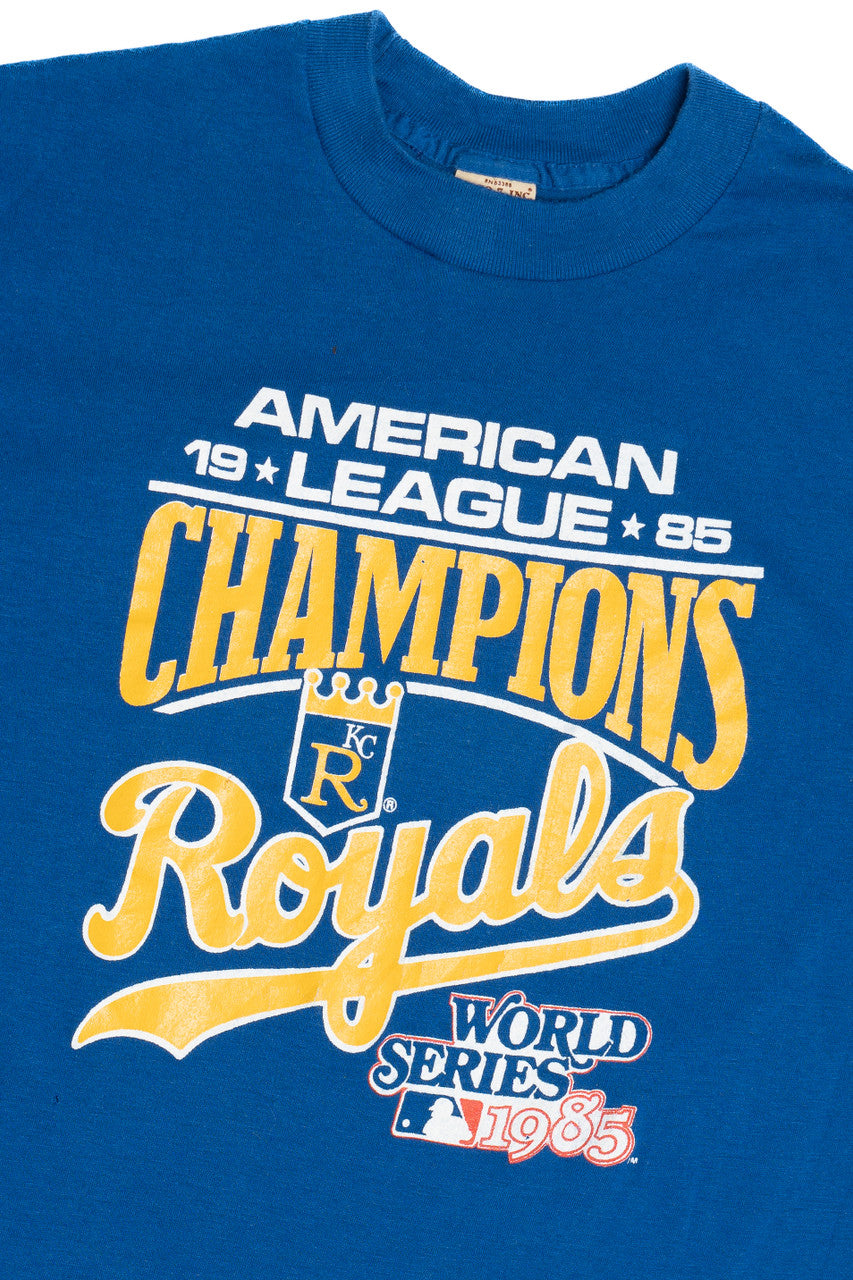 Vintage 1985 Kansas City Royals World Series Champions T-Shirt